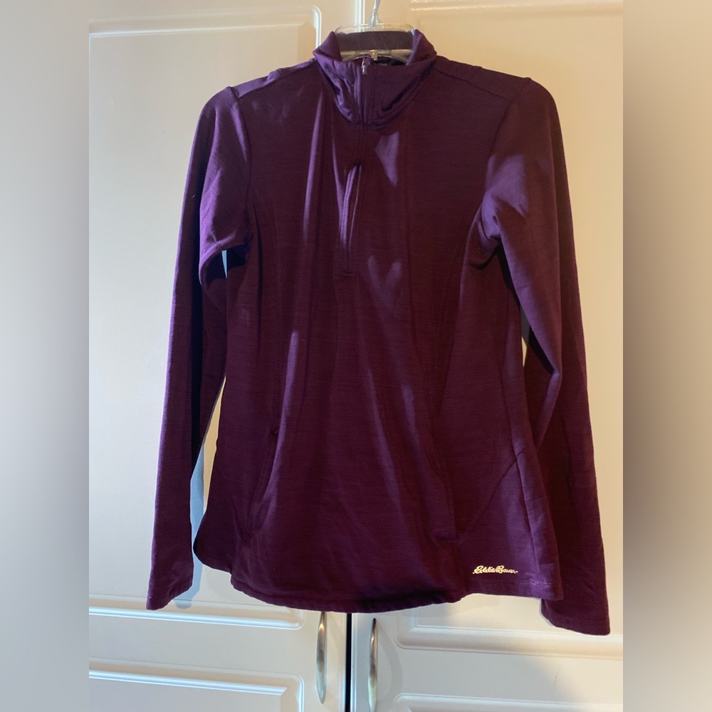Eddie Bauer Women's Deep Purple Long Sleeve Tee